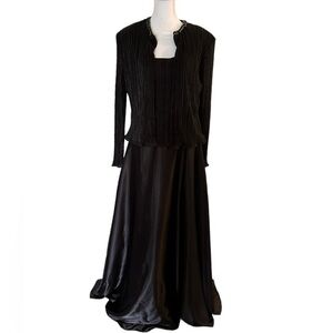 Cachet size 8 2pc set black dress blazer